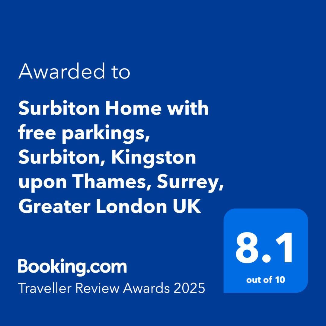 Surbiton Home With Free Parkings, Surbiton, Kingston Upon Thames, Surrey, Greater London Uk Kültér fotó